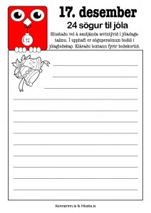 Sonn_jolagledi_verkefni_1